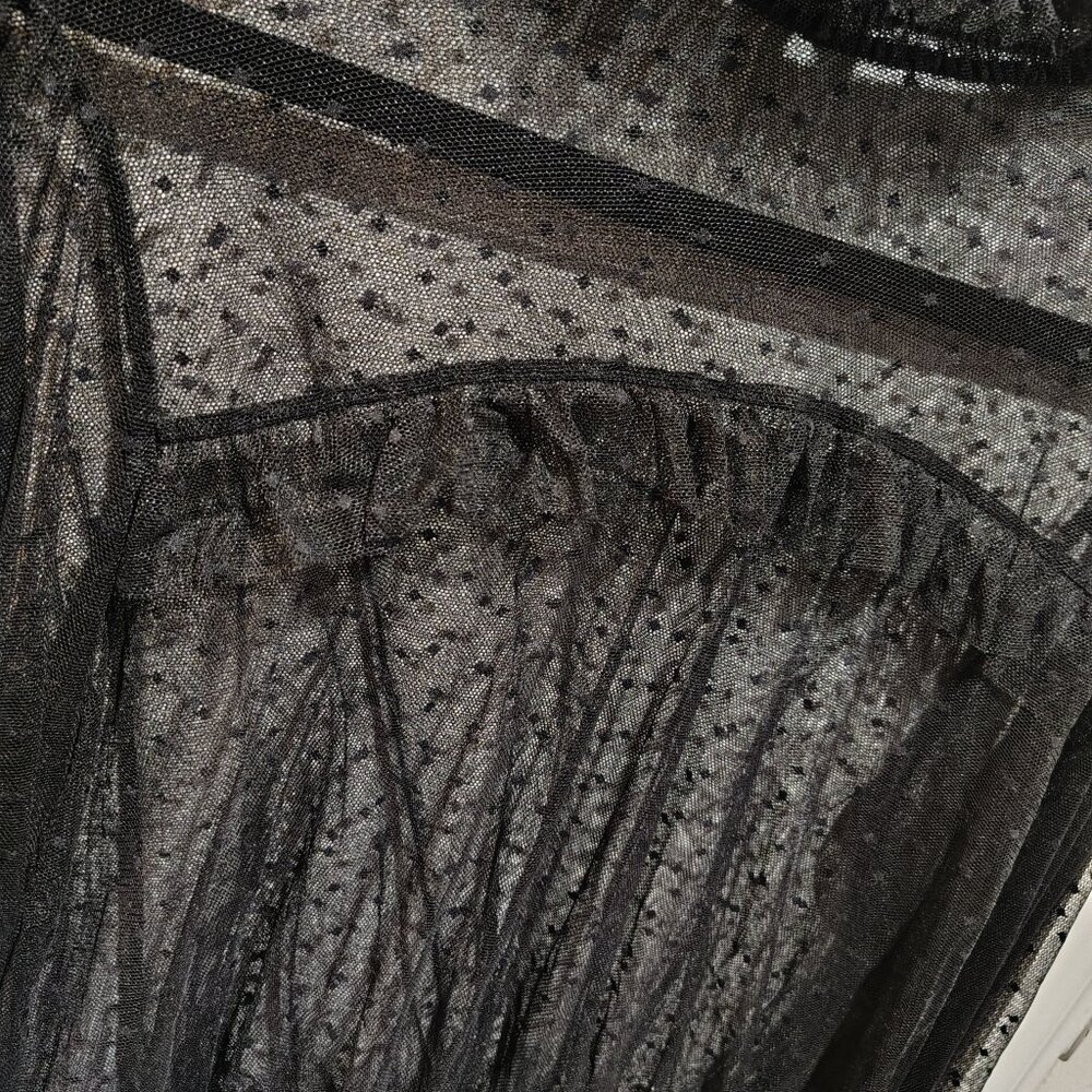 Forever 21 Sheer Mesh Ruffled Blouse - Picture 3 of 4